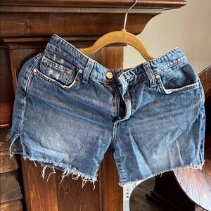Joe's Jeans Distressed Blue Jean Shorts